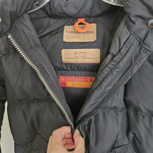 PARAJUMPERS XXS Masterpiece Anthology Fur Parka - Picture 3 of 6